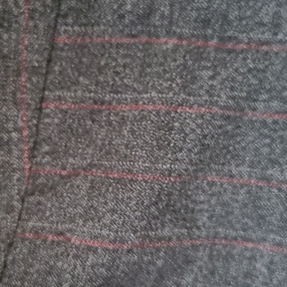 2/$25 Office pants, grey with faint stipe. 4Petites in good condition - Picture 2 of 8